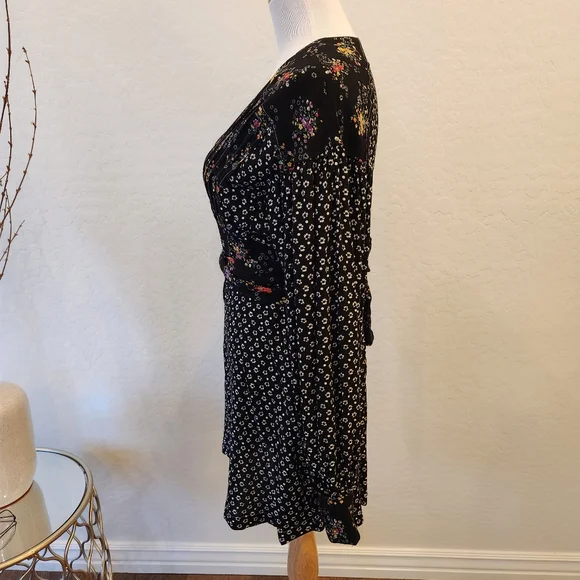 Free People Womens Wonderland Printed A-Line Mini Dress Size M - Picture 10 of 15